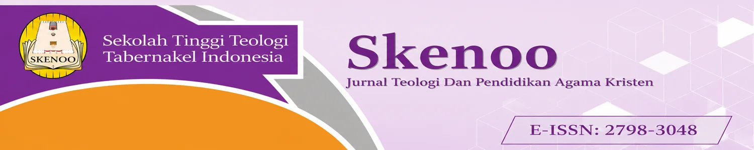 SKENOO: Jurnal Teologi dan Pendidikan Agama Kristen